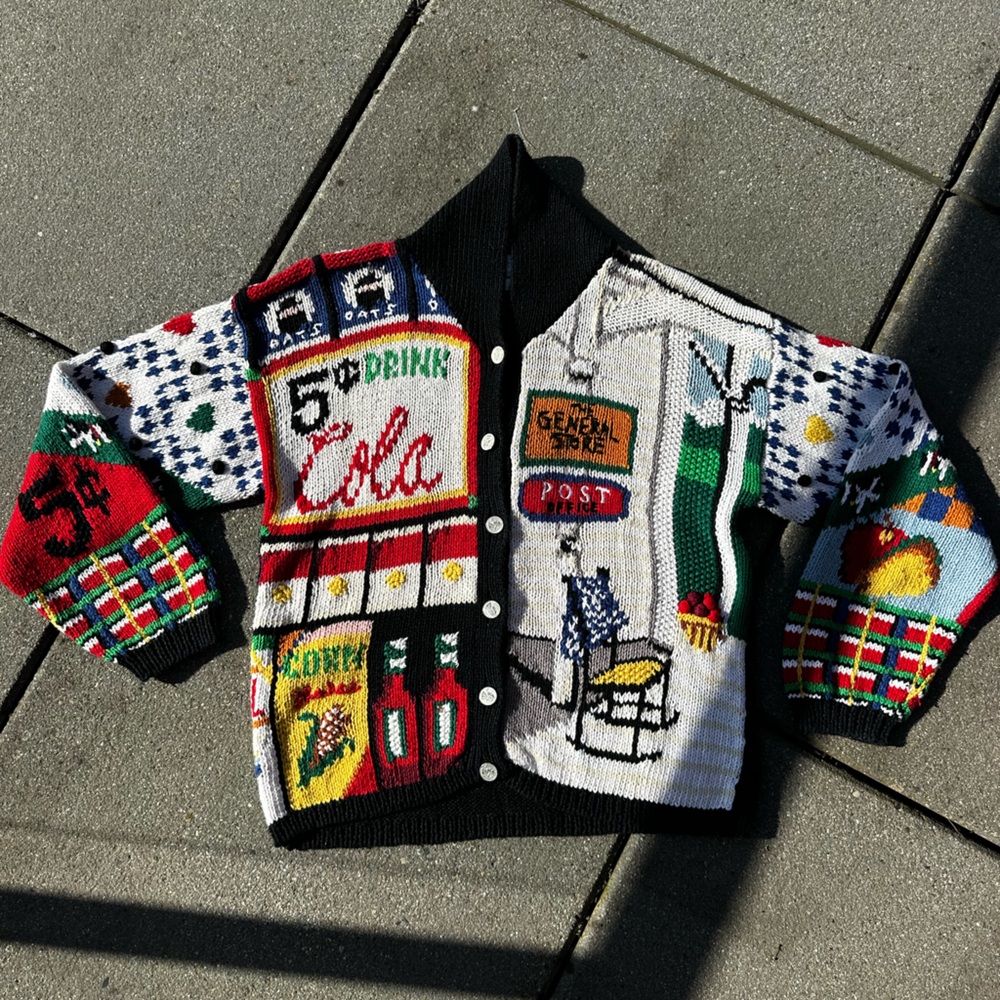 Vintage 1990s The Eagles Eye General Store Cardigan